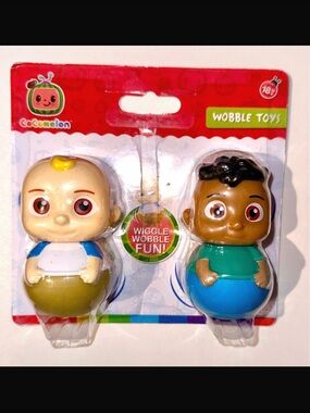 Cocomelon Wiggle Wobble Twin Pack - Blue & Green